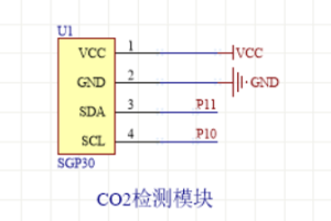 【mcugc】CO2、TVOC气体检测模块-SGP30