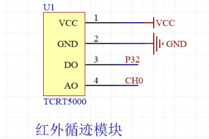 【mcugc】红外循迹传感器-TCRT5000