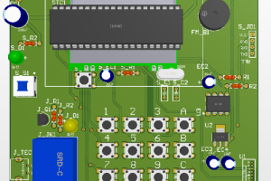 【mcugc-mcu980】指纹密码锁控制系统